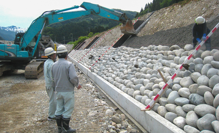 土木工事の様子